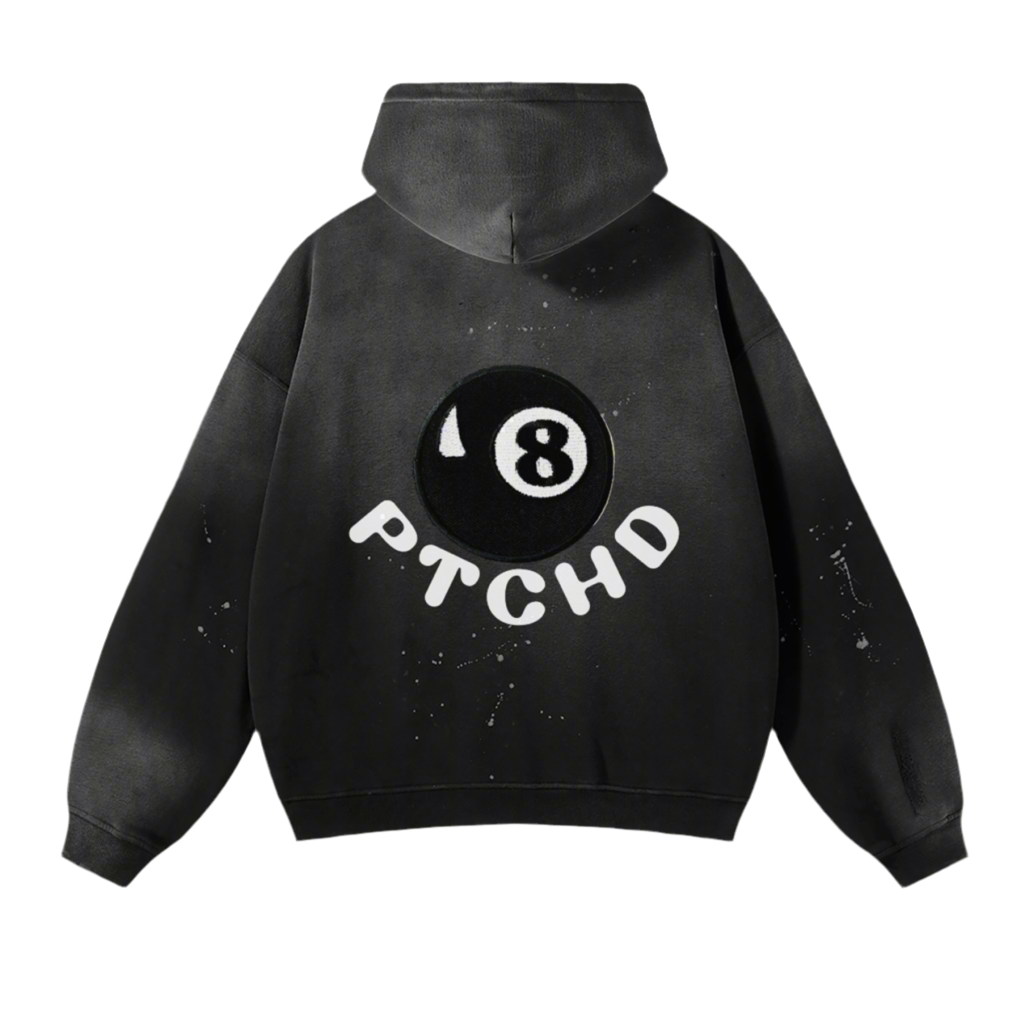 Splattered 8-ball Hoodie